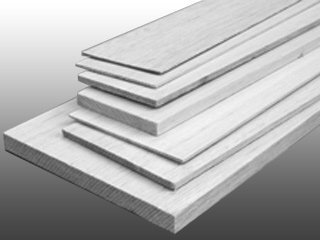 Balsa Brettchen 8,0 x 100 x 1000mm 1 Stück, nur Abholung