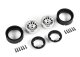 Traxxas Beadlock Felgen satin-chrom 1.0 TRX-4M 9781