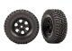BFGoodrich MT T/A KM3 Reifen auf 1.0 Felgen schwarz (2) TRAXXAS TRX-4M