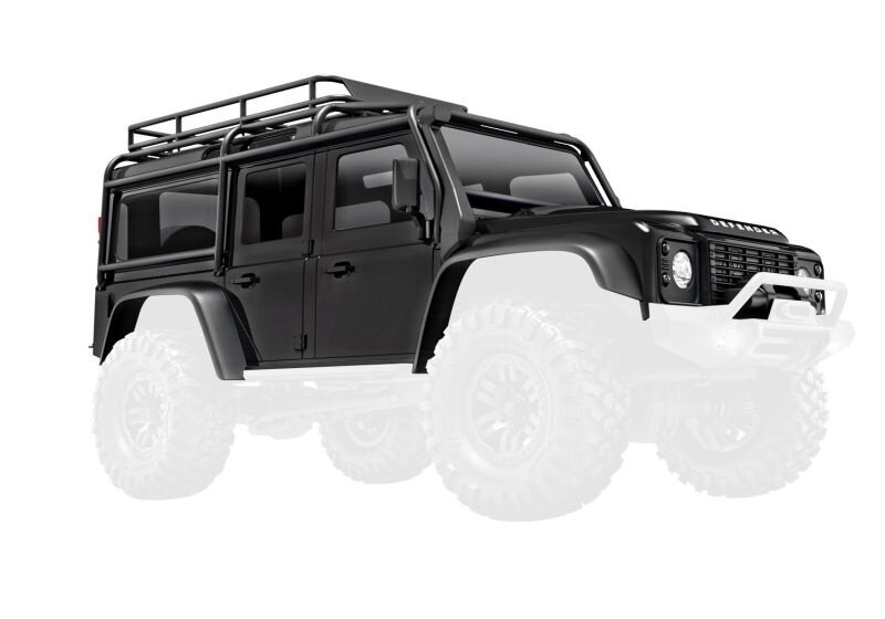 Karosserie TRX-4M Defender schwarz 1:18 komplett TRAXXAS