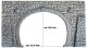 Noch 58248 HO Tunnel-Portal, 2-gleisig