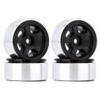 INJORA 1.0" CNC Metall-Beadlock-Felgen schwarz...