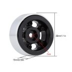 INJORA 1.0" CNC Metall-Beadlock-Felgen schwarz...