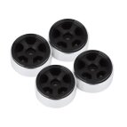 INJORA 1.0" CNC Metall-Beadlock-Felgen schwarz f&uuml;r 1:18 / 1:24 Crawler