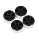 INJORA 1.0" CNC Metall-Beadlock-Felgen schwarz für 1:18 / 1:24 Crawler