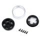 INJORA 1.0" CNC Metall-Beadlock-Felgen schwarz für 1:18 / 1:24 Crawler