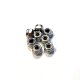 Radmuttern M3 (8 St.) silberfarben für RC-Car - Stoppmutter 102048