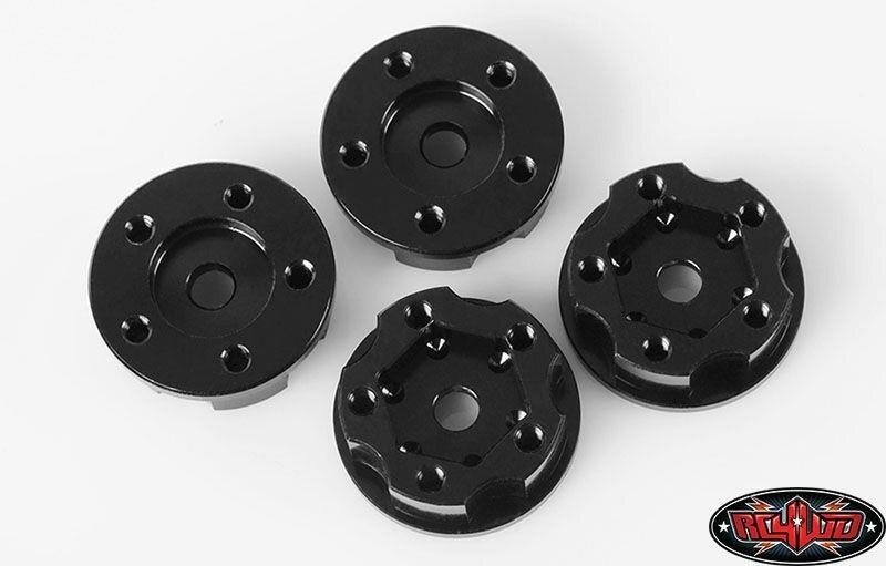 Rc4wd 1.9/2.2 5 Lug Stahl Felgen 12mm Hex Hub +3 Offset