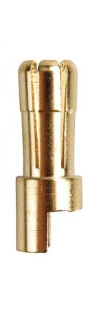 Goldkontakt 5,5 mm 1x Stecker