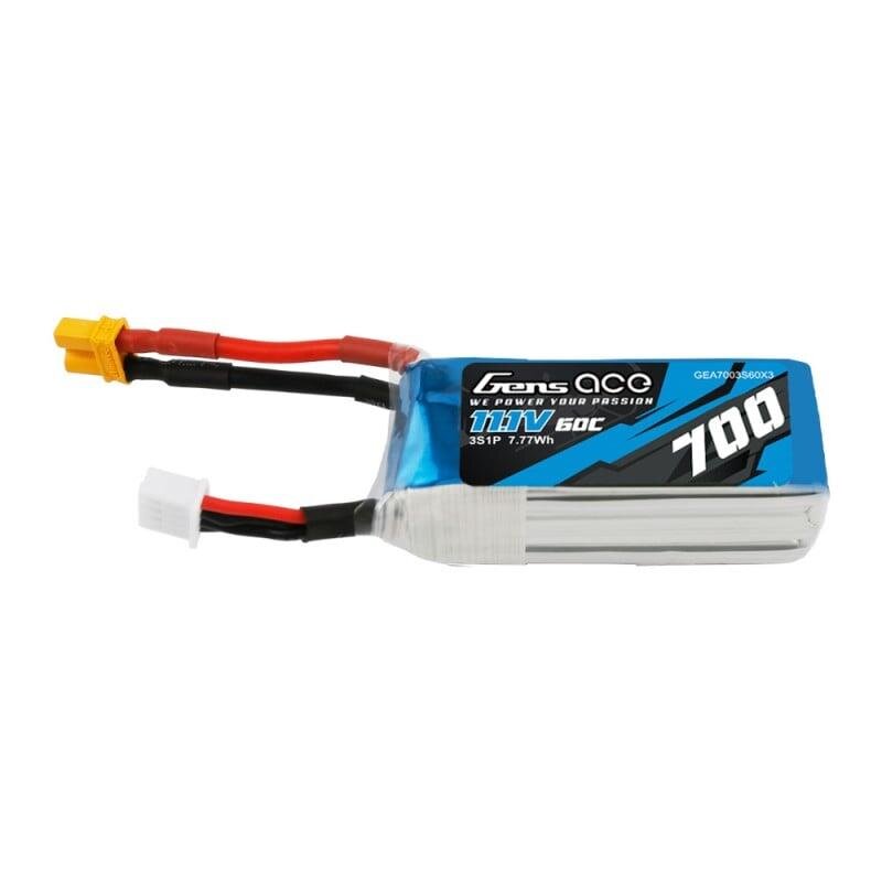 Lipo Akku 700mAh 11.1V 60C 3S1P XT30 Logo200 Gens ace