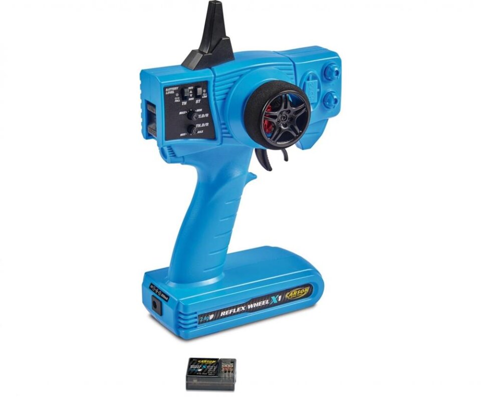 Carson FS Reflex X1 2-Kanal 2.4G Fernsteuerung blaue Version