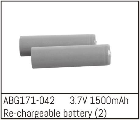 Absima 3.7V 1500mAh (2) Akkus für First Step 1:14