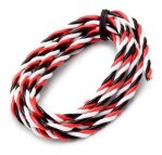 Servokabel verdrillt ohne Stecker 10m / 0.13mm²