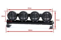 HRC Crawler / Scaler LED Lichtleiste mit 6 Effekten, 105mm