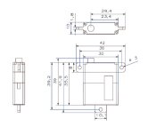 KST DS125MG 7kg digitales Fl&auml;chenservo