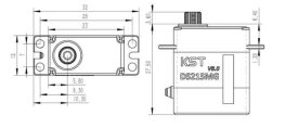 KST DS215MG V8.0 3.7kg digitales Miniservo