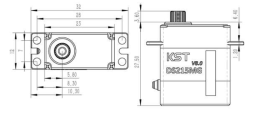 KST DS215MG V8.0 3.7kg digitales Miniservo