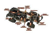 DF-4S PRO Crawler gelb 313mm 1:10 mit Winde 3163 Modell 2024