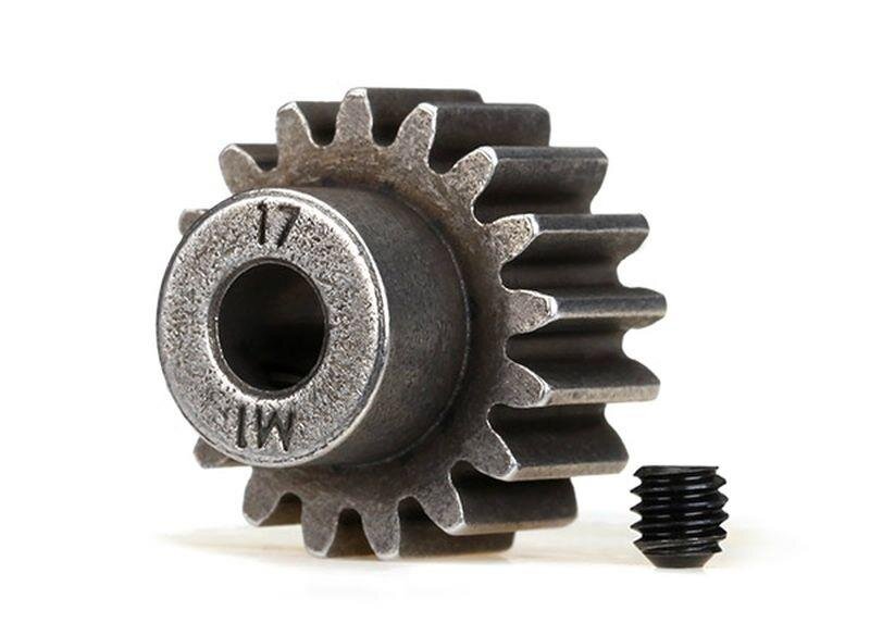 Motorritzel 17 Zähne Modul 1 Stahl, 5mm Welle Traxxas 6490X