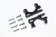 GPM Aluminium C-Hub schwarz TRX Slash, Stampede, Rustler, Hoss, XO-01 4x4