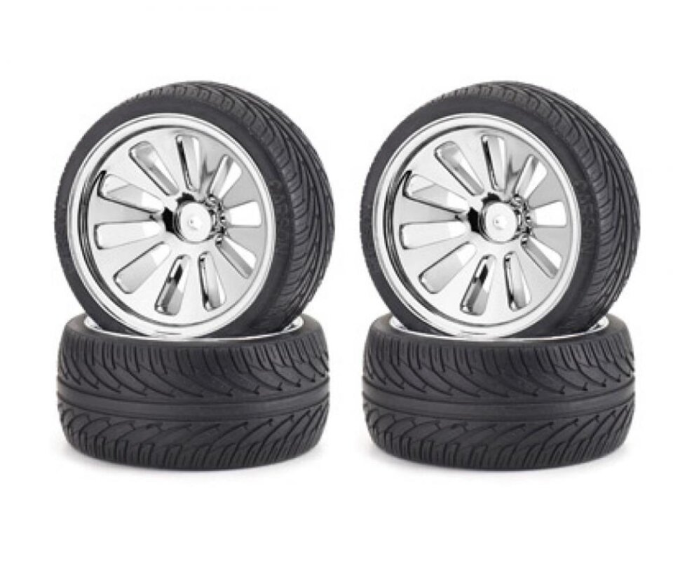 Carson 1:10 Räder-Set Buggy / Truggy  On-Road CV-10B 12mm