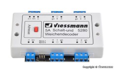 Multiprotokoll Schalt- und Weichendecoder Viessmann 5280