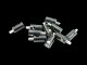 Querlochstecker Bananenstecker 2,6mm schwarz 10 Stück