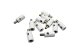 Querlochstecker Bananenstecker 2,6mm weiß 10 Stück