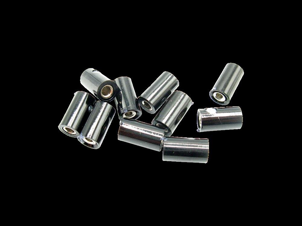 Querlochstecker Buchse Kupplung Muffe 2,6mm schwarz 10 Stück
