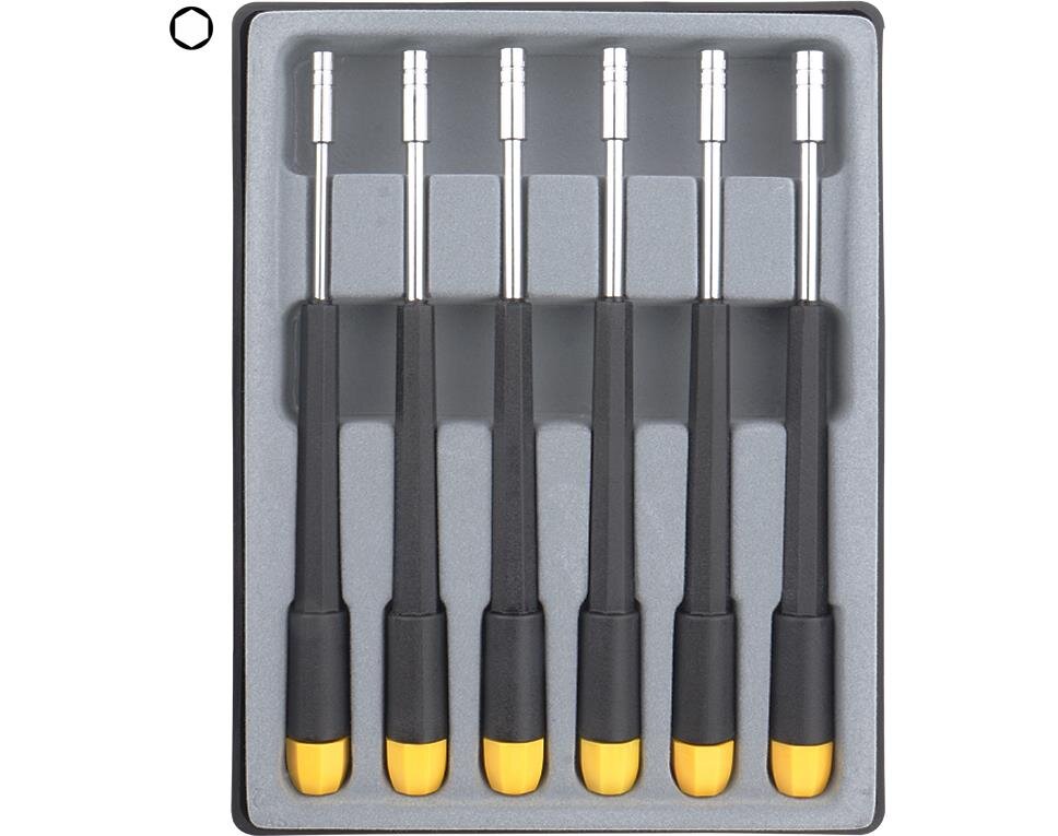 Sechskant Steckschlüssel Set 6-tlg. 2,0 - 4,0 mm