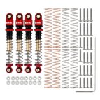 Injora Aluminium Stoßdämpfer 43mm rot 4 St....