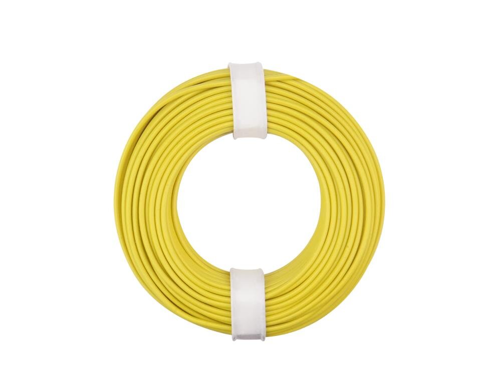 Kupfer Litze 0,25 mm² 10 m gelb
