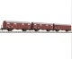 Liliput L260146 N 3-teiliges Set gedeckter Güterwagen, DB, Bremserbühne