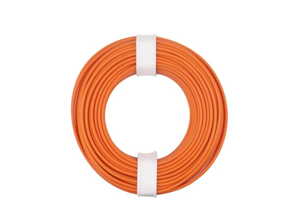 Kupfer Litze 0,25 mm²  10 m orange