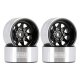 Injora Beadlock Felgen schwarz 1.0" negativ Offset 3.78mm 1:18 / 1:24