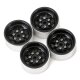 Injora Beadlock Felgen schwarz 1.0" negativ Offset 3.78mm 1:18 / 1:24