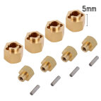 Injora Messing Spurverbreiterung +2mm Axial SCX24