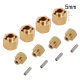 Injora Messing Spurverbreiterung +2mm Axial SCX24