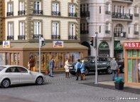 H0 Verkehrsampel mit Fußgängerampel und LEDs,...