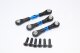 GPM Tamiya TT01 Aluminium Gewindespurstangen mit Kugelpfannen blau (3 Stk.)