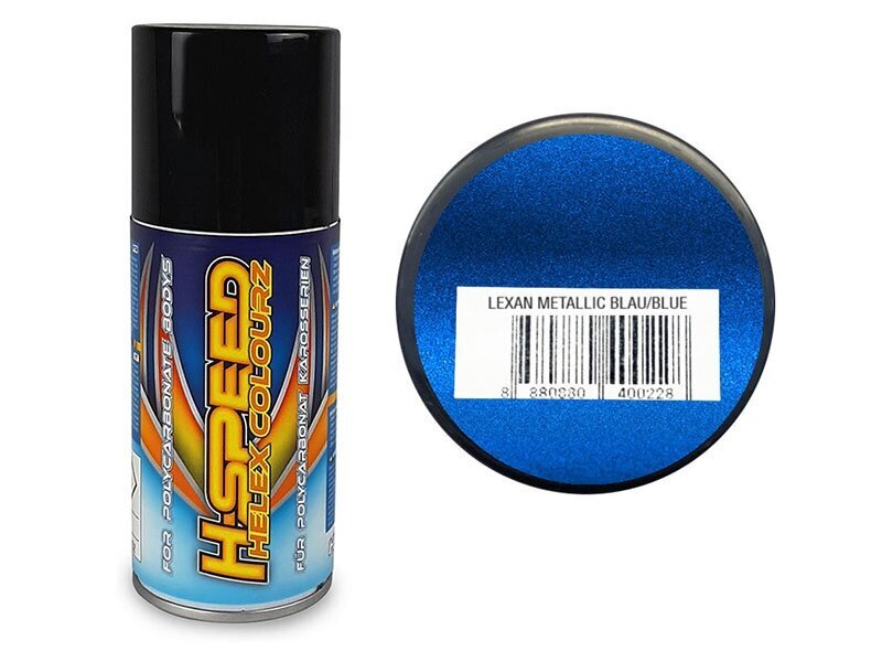 Lexanfarbe metallic blau 150ml H-SPEED