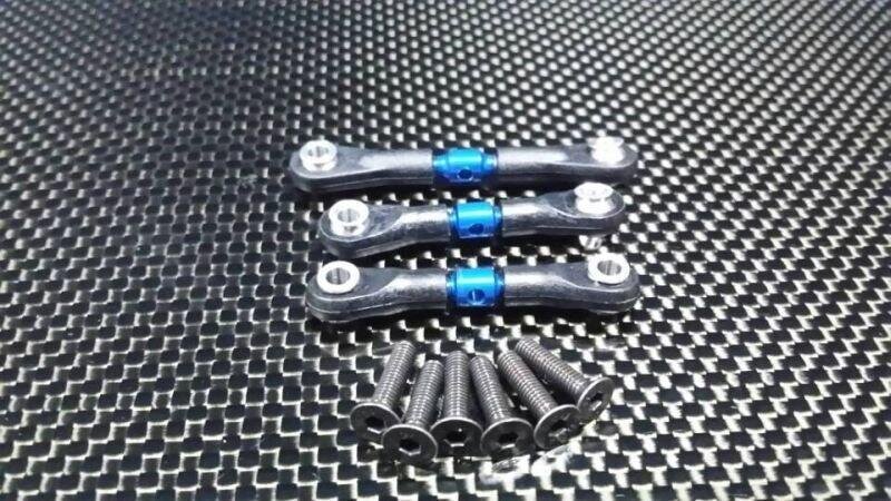 GPM Aluminium Spurstangen für Tamiya TT02 mit...