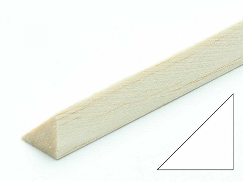 Balsa Dreikantleiste 12 x 12 x 1000mm 1 Stück, nur Abholung