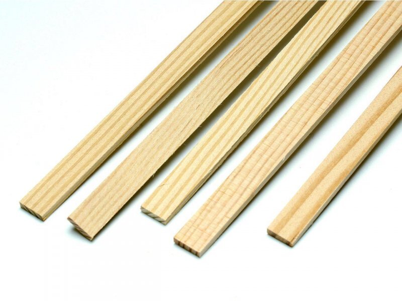 Kiefern Leiste 3.0 x 6.0 x 1000 mm 1 Stück, nur Abholung