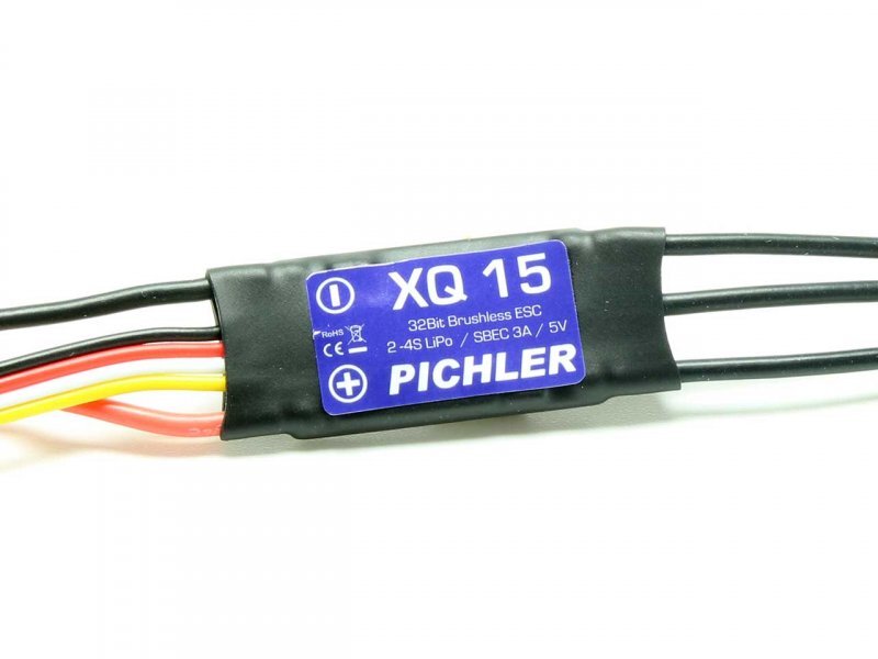 Pichler Brushless Regler XQ+15 BEC 3A 2-4S