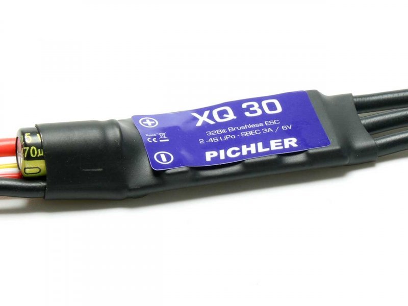 Pichler Brushless Regler XQ+ 30 Slim 2-4S BEC 6V/3A
