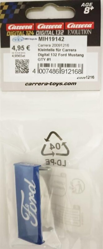 Kleinteile für Carrera Digital 132 / EVO Ford Mustang GTY "No.5"