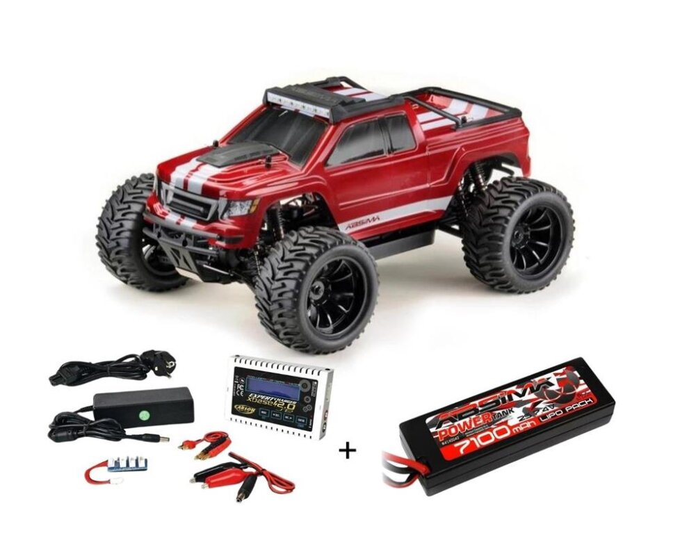 Absima 1:10 Monster Truck AMT3.4-V2 4WD Brushless RTR + Lipo + Ladegerät