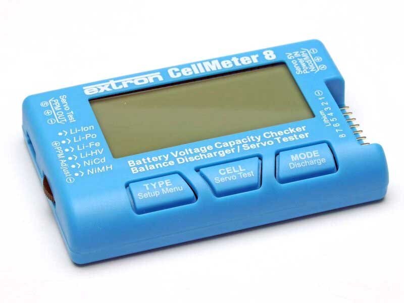 Cell Meter 8 Akku Lipo Checker, Balancer & Servo Tester