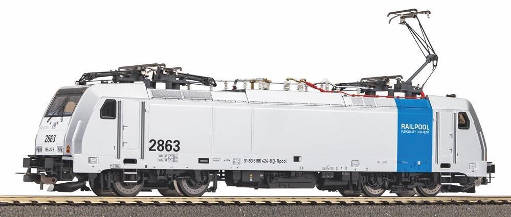 Piko 21670 E-Lok/Sound E 186 Railpool VI + 8pol. Dec.